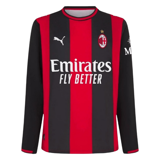 AC Milan Domicile Maillot Manches Longues 2026/27 Rouge&Noir
