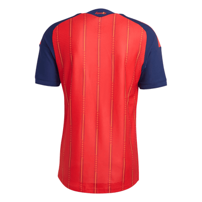 Espagne Domicile Maillot Coupe du Monde 2026 Rouge Joueur