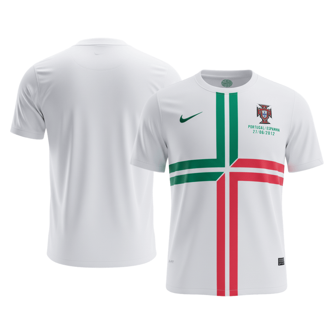 Retro Portugal Extérieur Maillot 2012 Blanc