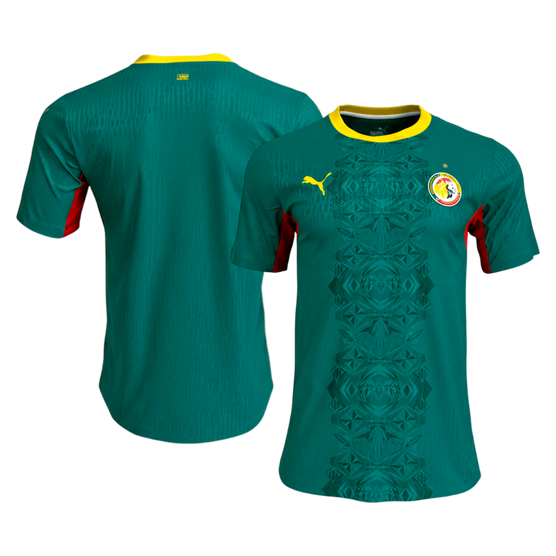 Senegal Extérieur Maillot Coupe du Monde 2026 Vert Joueur
