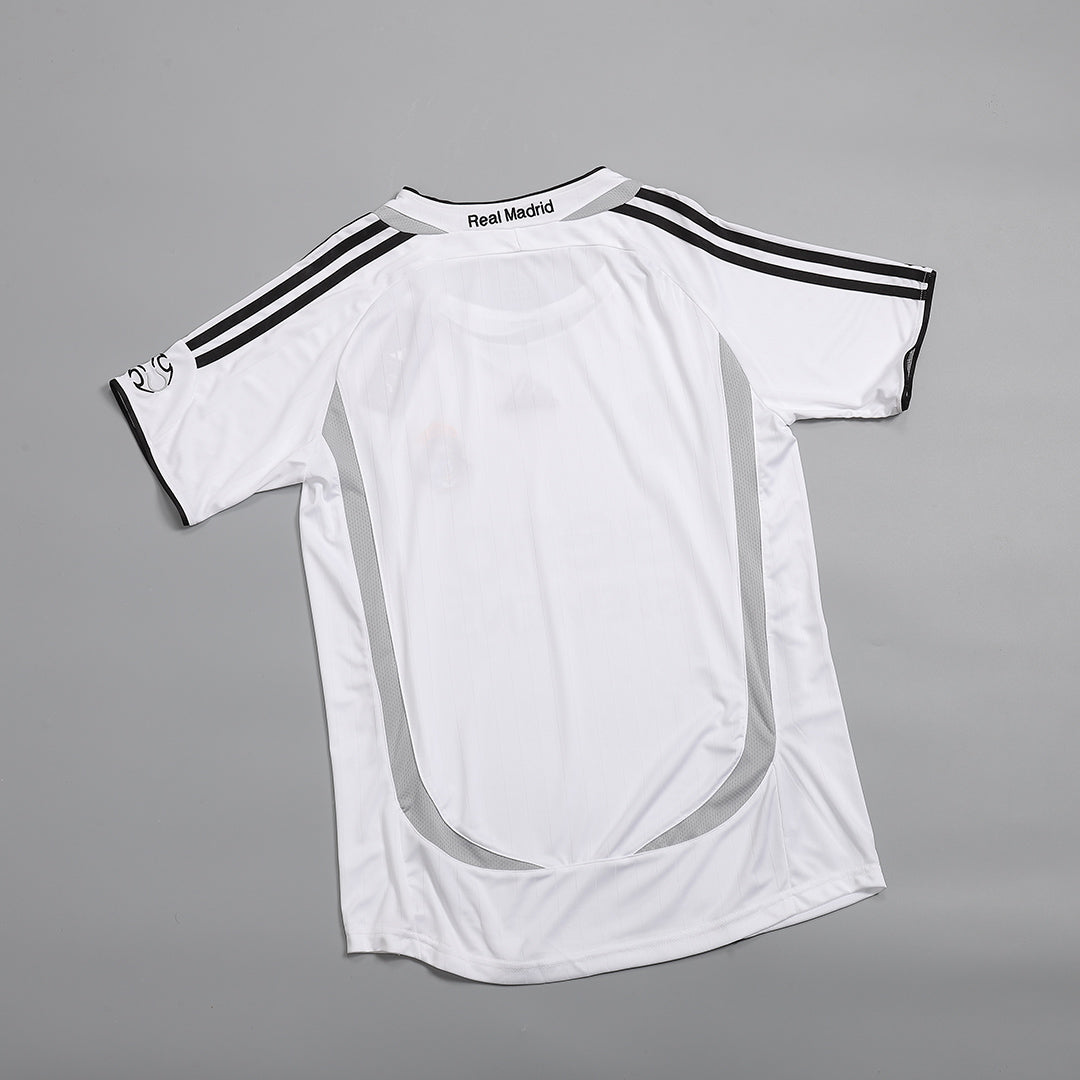 Retro Real Madrid Domicile Maillot 2006/07 Blanc