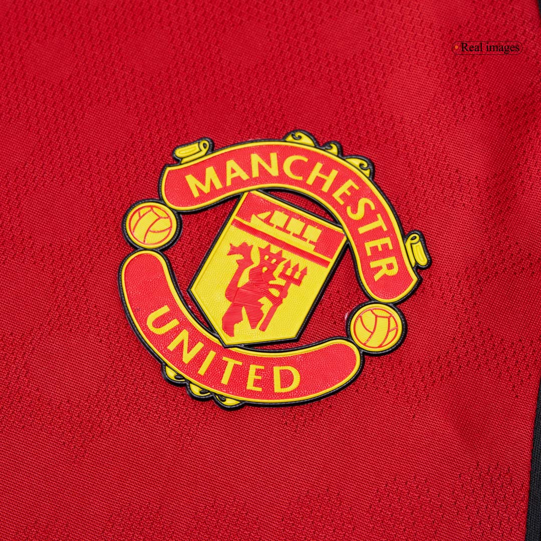 B.FERNANDES #8 Manchester United Domicile Maillot 2025/26 Authentique