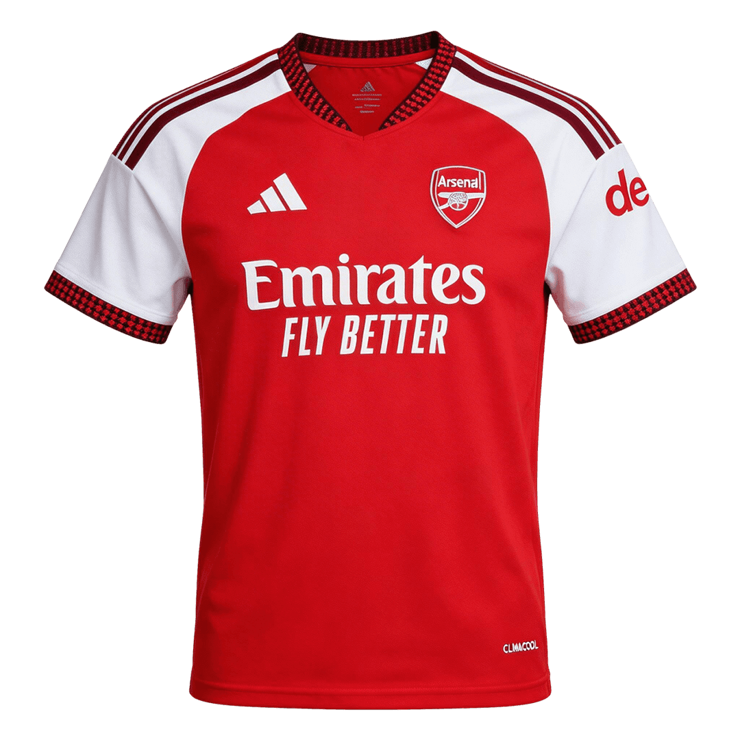SAKA #7 Arsenal Domicile Maillot 2026/27 Rouge - UCL