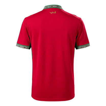 Maroc Domicile Maillot - Coupe du Monde 2026 Rouge Grande Taille