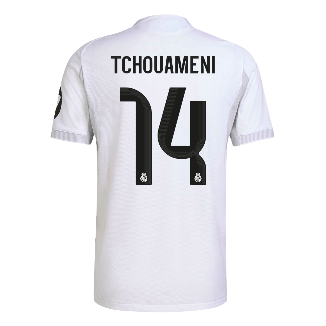 TCHOUAMENI #14 Real Madrid Domicile Maillot 2025/26 Blanc Authentique
