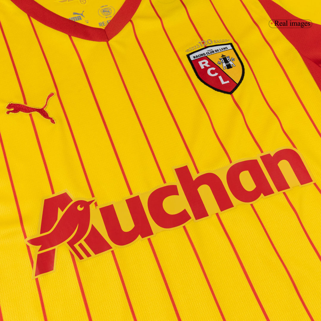 THAUVIN #10 RC Lens Domicile Maillot 2025/26 Rouge&Jaune