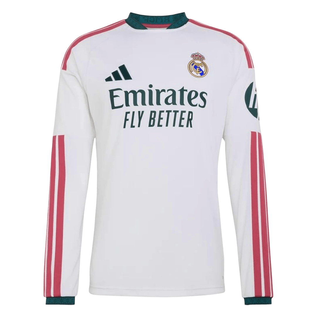 Real Madrid Domicile Maillot Manches Longues 2026/27 Blanc Grande Taille