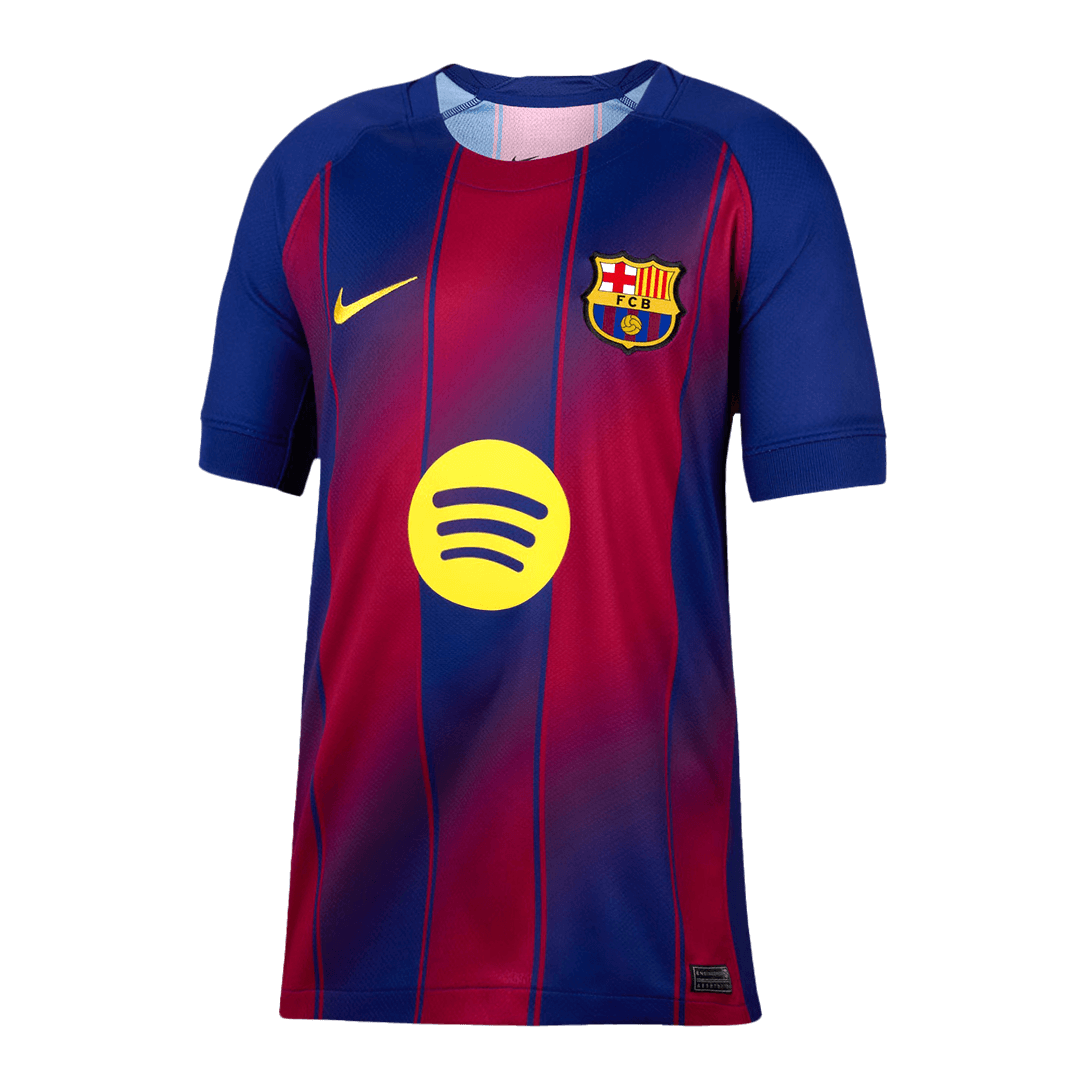 ROONY #28 Barcelone Domicile Maillot 2025/26 Rouge et Bleu - Super