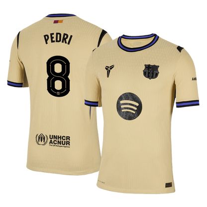 PEDRI #8 Barcelone Extérieur Maillot 2025/26 Authentique - UCL