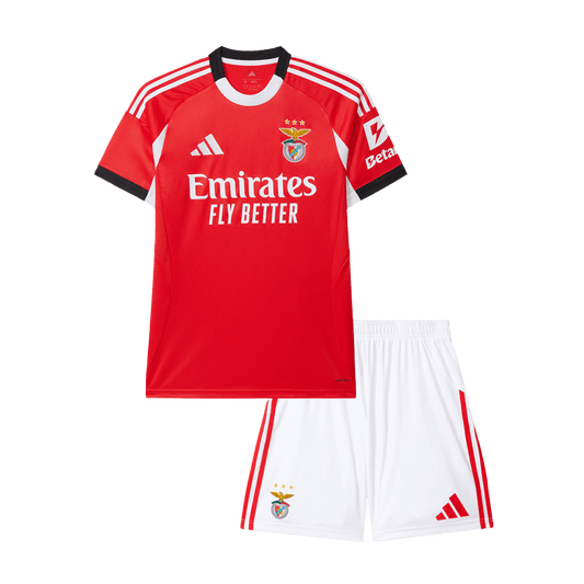 Lisbonne Domicile Maillot Kit 2025/26 Enfant Rouge