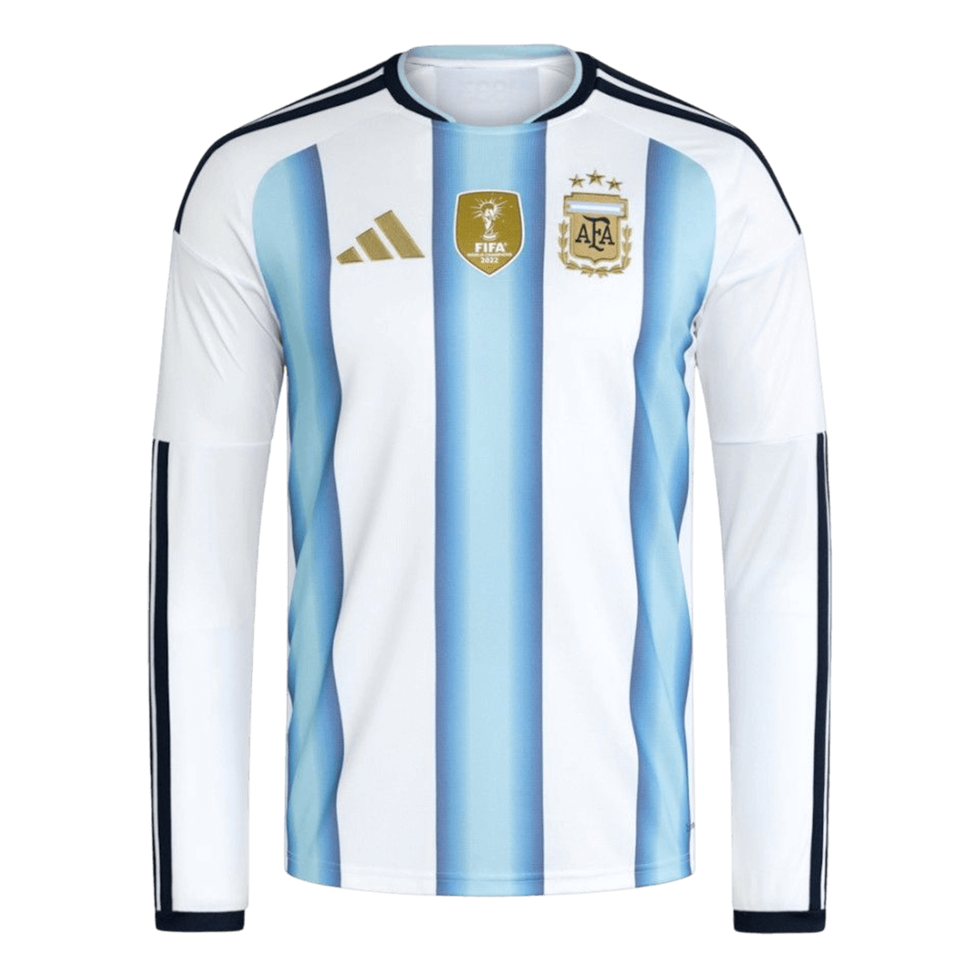 Argentine Domicile Maillot Manches Longues - Coupe du Monde 2026 Blue&White Grande Taille