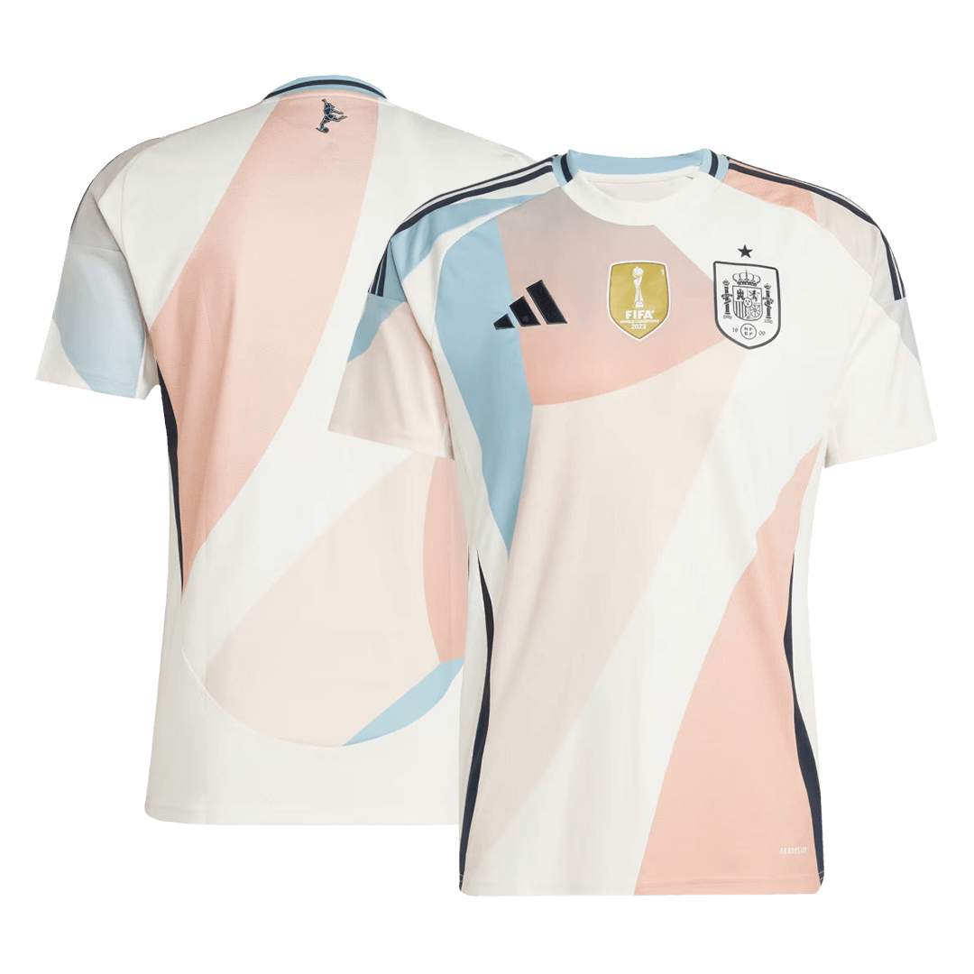 Maillot de Foot Espagne Extérieur Maillot 2025 - Euro Féminin Grande Taille