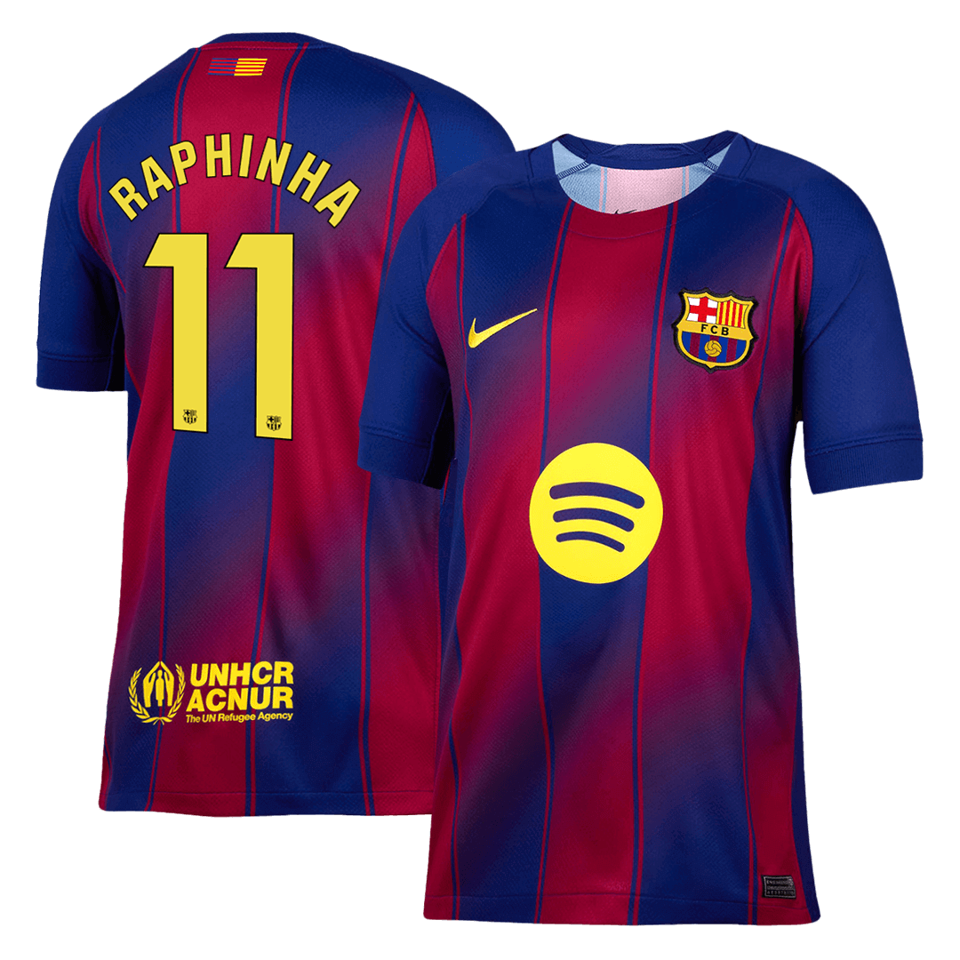 RAPHINHA #11 Barcelone Domicile Maillot 2025/26