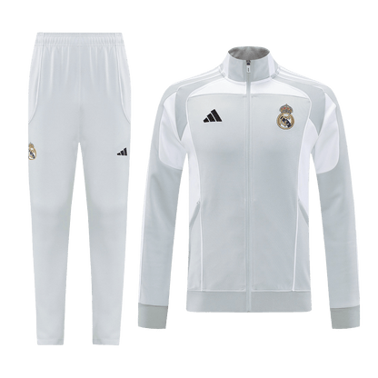 Real Madrid Veste de Football Kit 2025/26 Gris