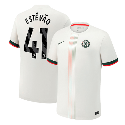 ESTÊVÃO #41 Chelsea Extérieur Maillot 2025/26 Blanc