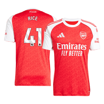RICE #41 Arsenal Domicile Maillot 2025/26