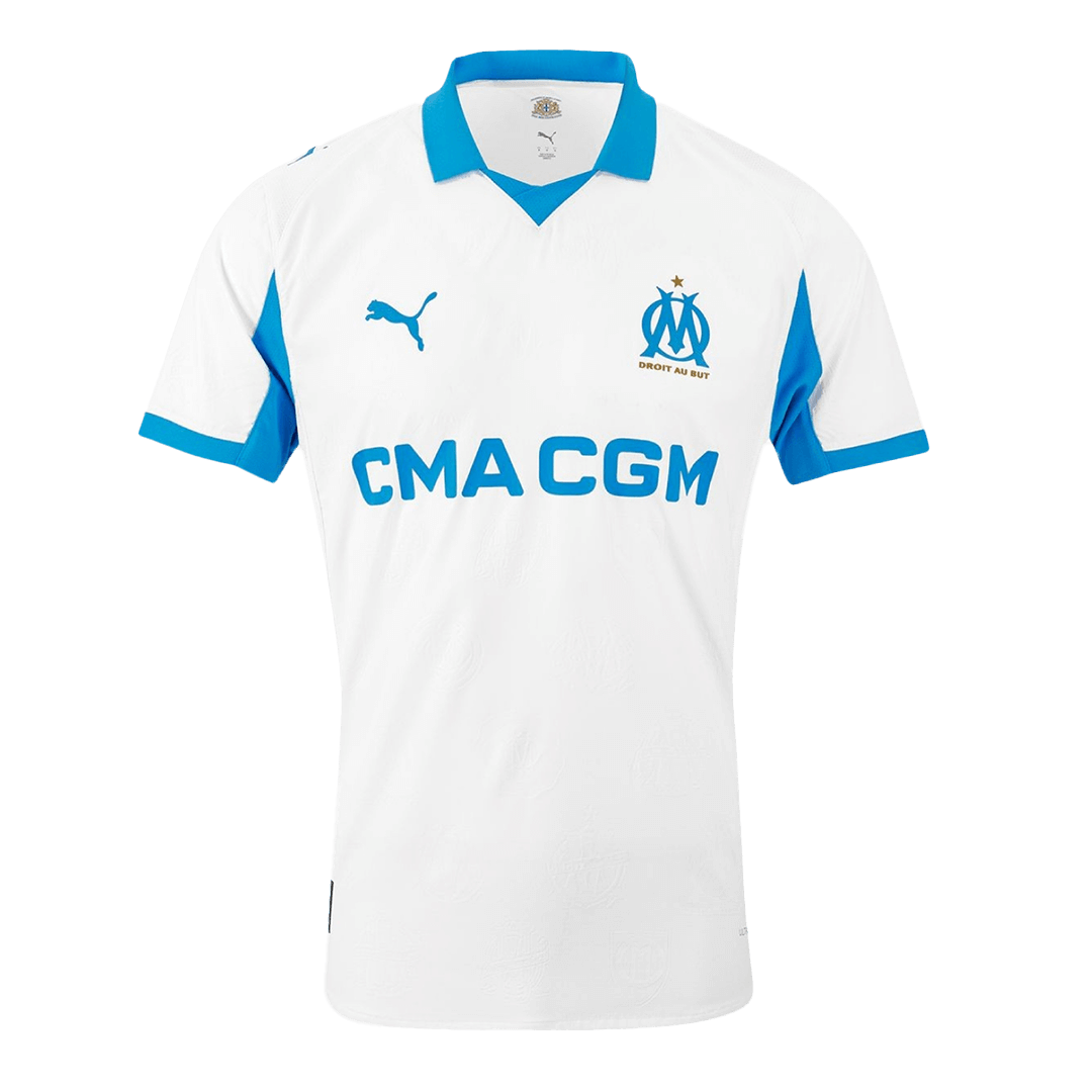 Olympique de Marseille Domicile Maillot 2025/26 Blanc Authentique