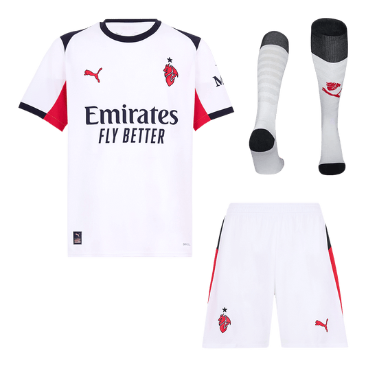 AC Milan Extérieur Maillot Kit 2025/26 Blanc