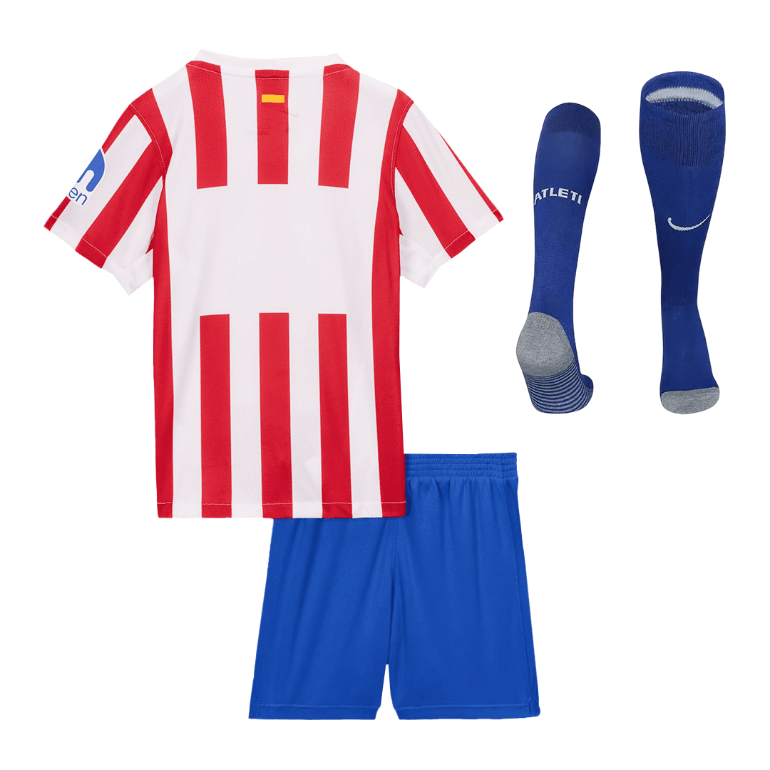 Atlético Domicile Maillot Kit 2025/26 Enfant Red&White