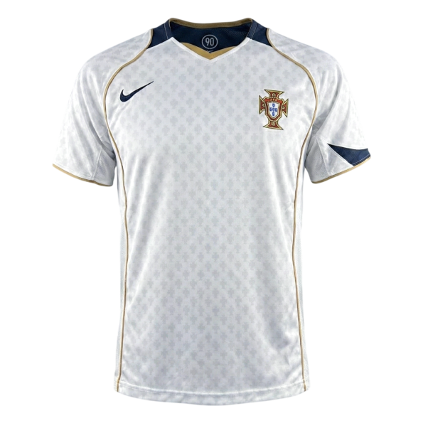 Retro Portugal Extérieur Maillot 2004 Blanc