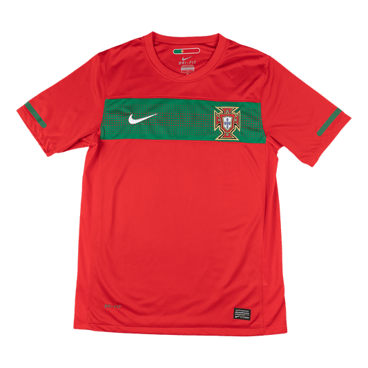 Retro Portugal Domicile Maillot 2010 Rouge
