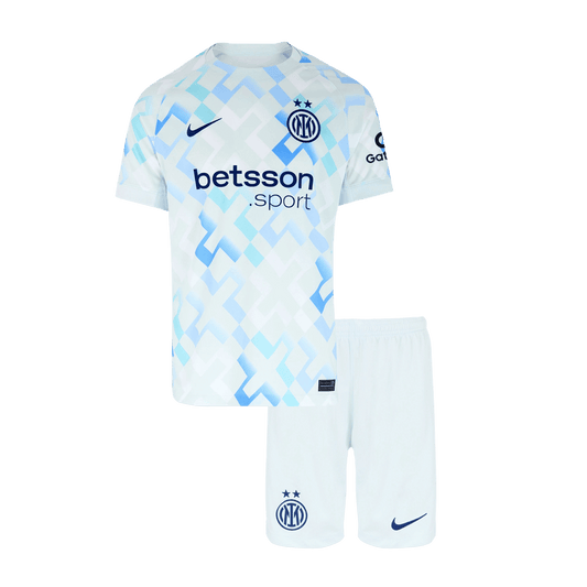 Inter Milan Extérieur Maillot Kit 2025/26 Junior Blanc