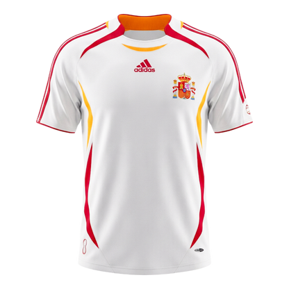Retro Espagne Extérieur Maillot 2006 Blanc