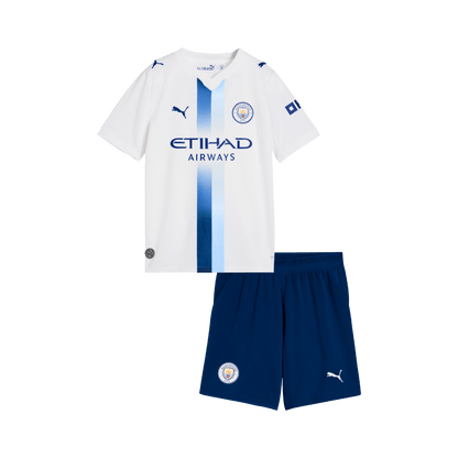 Vente Flash Manchester City Third Maillot Kit 2026/27 Enfant Blanc