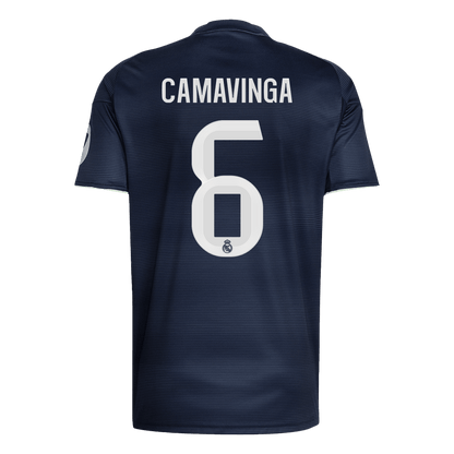 CAMAVINGA #6 Real Madrid Extérieur Maillot 2025/26 Bleu marine