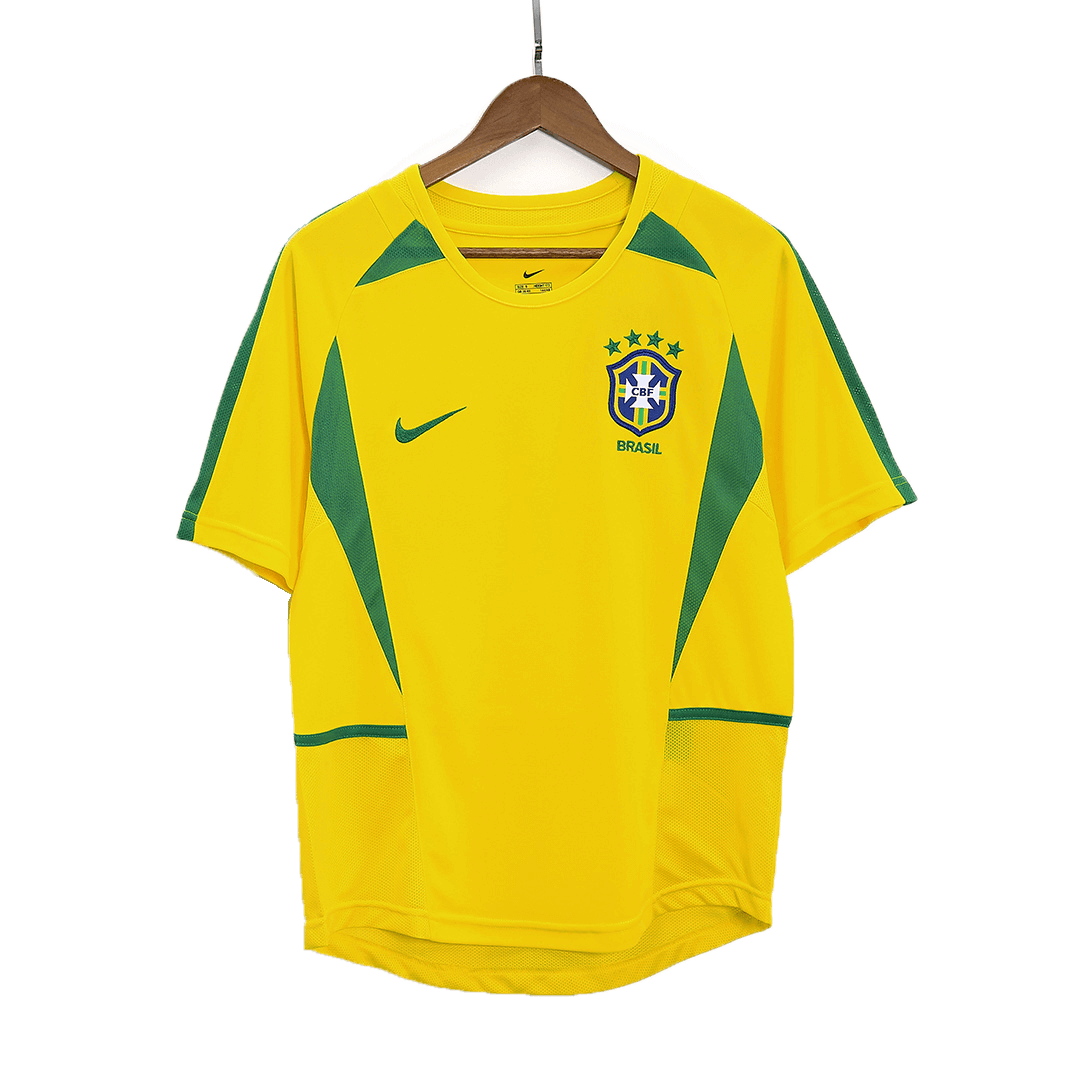 Retro Brésil Domicile Maillot 2002/03