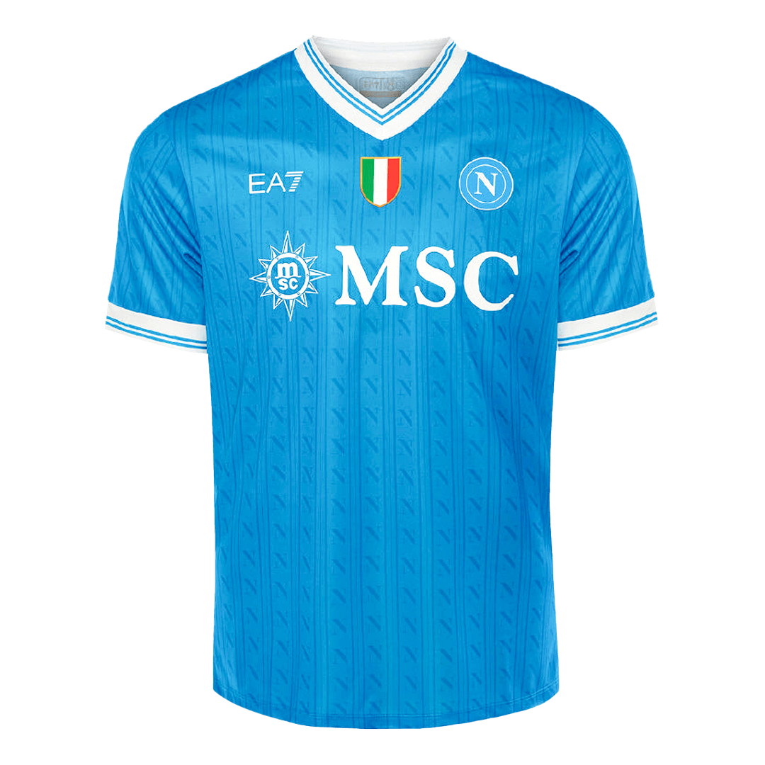 DE BRUYNE #11 Naples Domicile Maillot 2025/26 Bleu