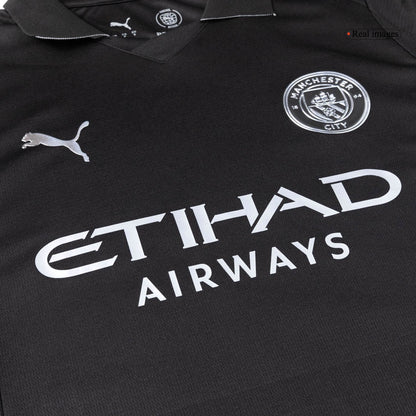 REIJNDERS #4 Manchester City Extérieur Maillot 2025/26 Noir