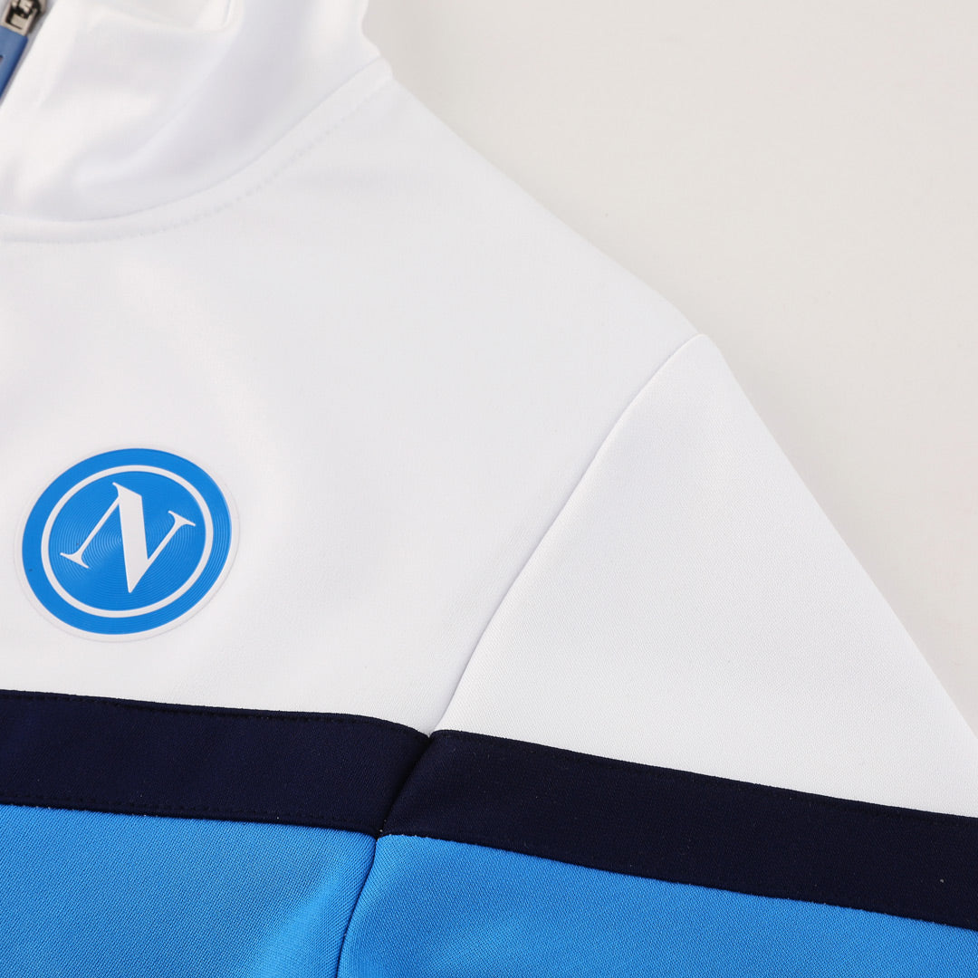 Naples Veste de Football 2025/26 Blanc