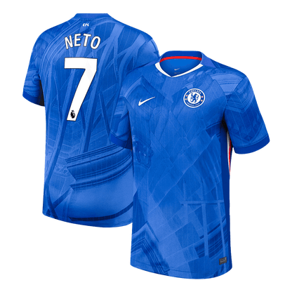 NETO #7 Chelsea Domicile Maillot 2025/26 Bleu - Super