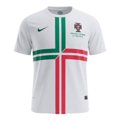 Retro Portugal Extérieur Maillot 2012 Blanc