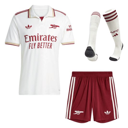 Arsenal Third Maillot Kit 2025/26 Blanc