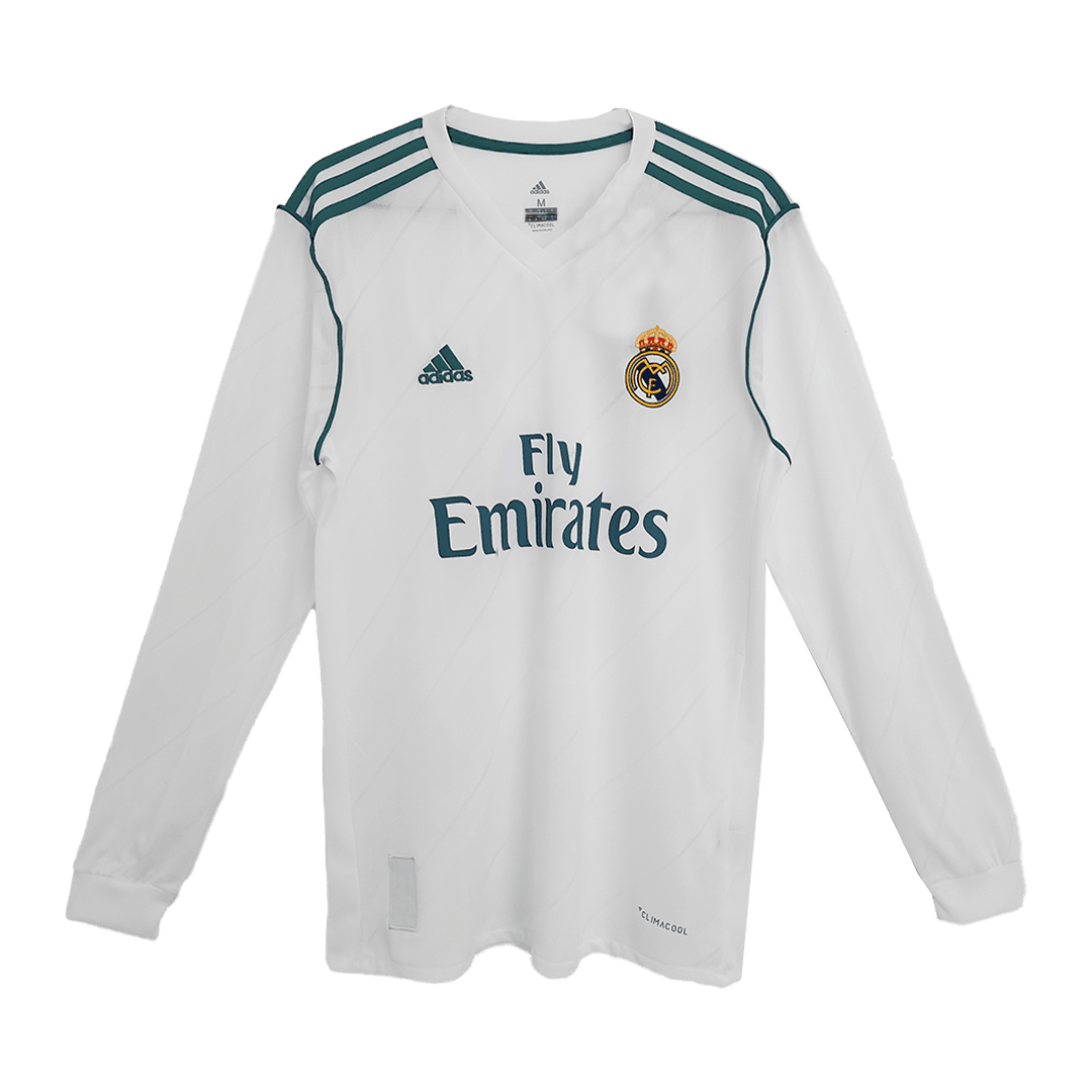 Retro Real Madrid Domicile Maillot Manches Longues 2017/18