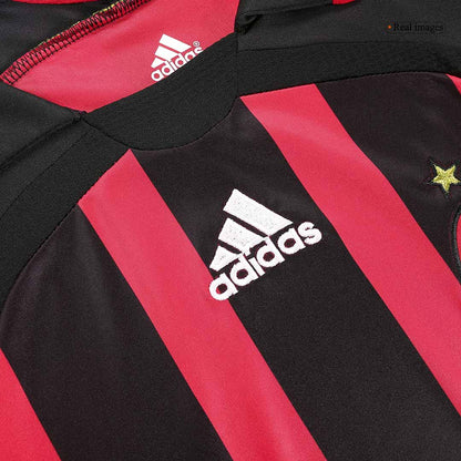Retro Milan AC Domicile Maillot Manches Longues 2006/07