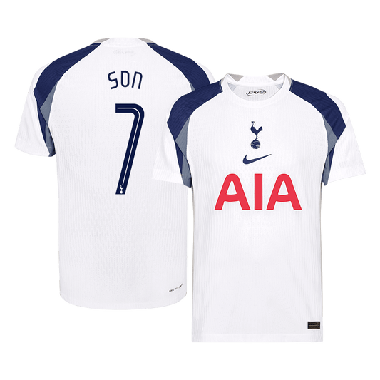 SON #7 Tottenham Hotspur Domicile Maillot 2025/26 Authentique - UCL