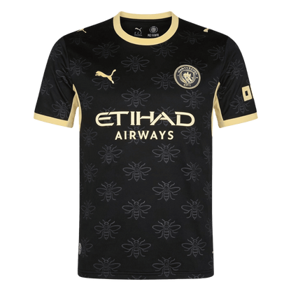 HAALAND #9 Manchester City Extérieur Maillot 2026/27 Noir - UCL
