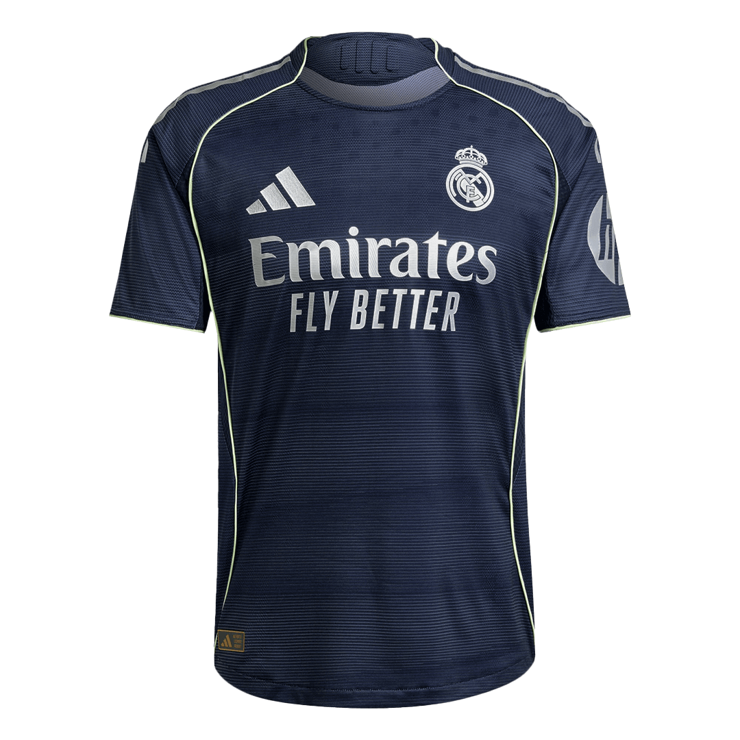 CAMAVINGA #6 Real Madrid Extérieur Maillot 2025/26 Bleu marine Authentique