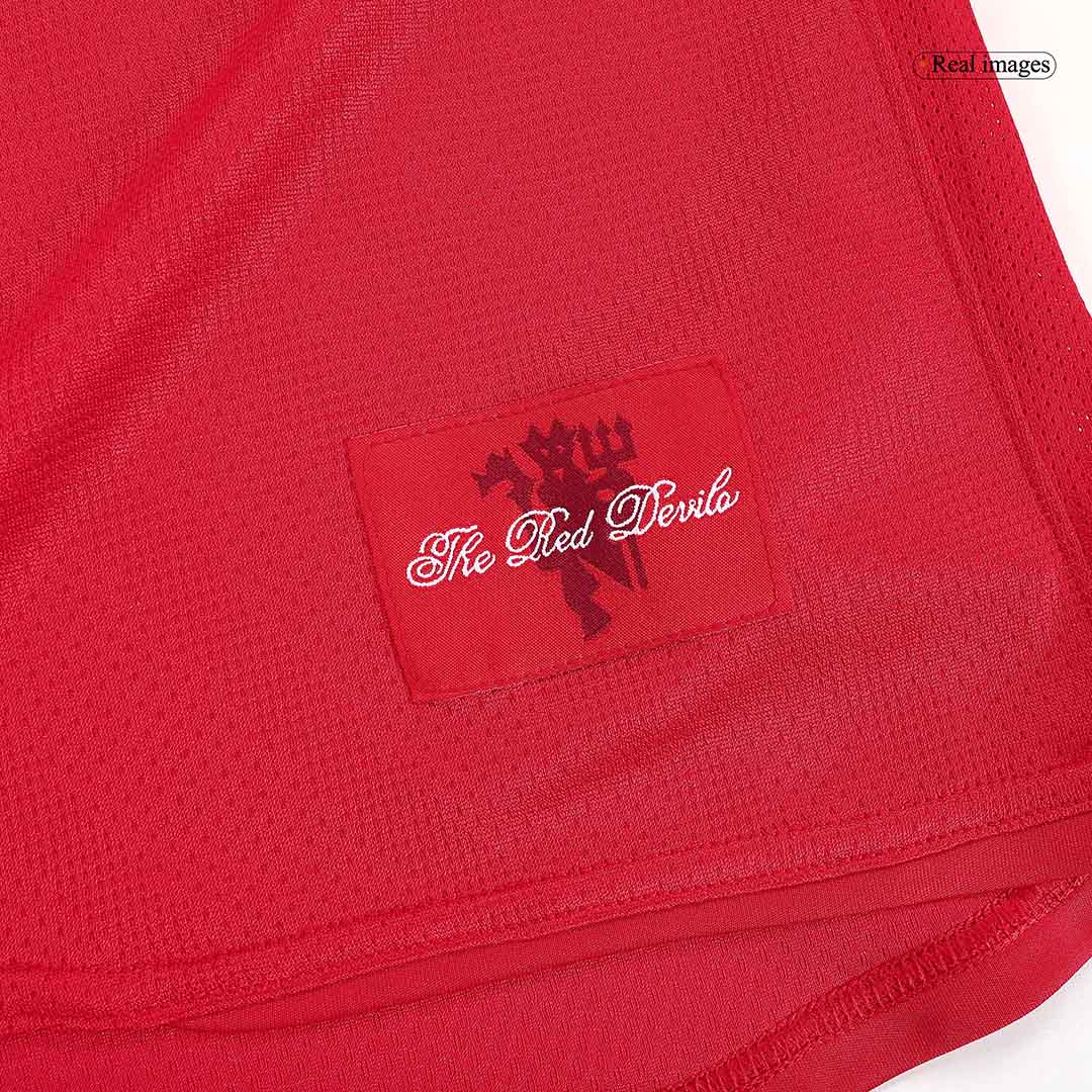 Retro Manchester United Domicile Maillot Manches Longues 2007/08 - UCL Final