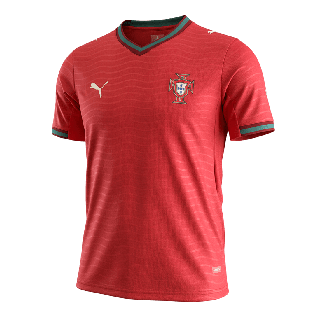 Portugal Domicile Maillot Coupe du Monde 2026 Rouge