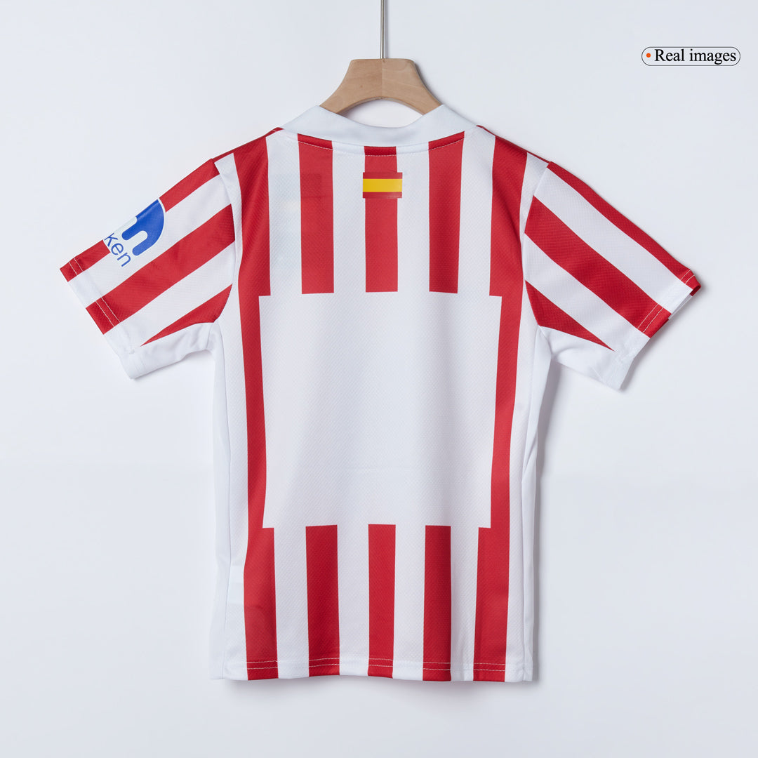 Atlético Domicile Maillot Kit 2025/26 Enfant Red&White