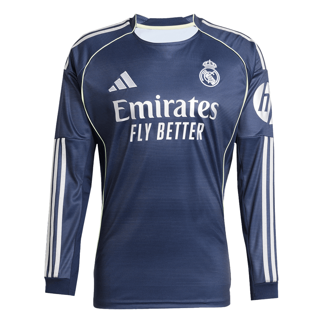 Real Madrid Extérieur Maillot Manches Longues 2025/26
