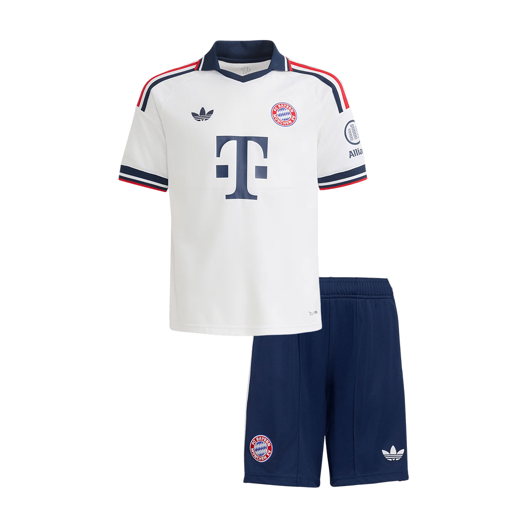 Munich Extérieur Maillot Kit 2026/27 Junior Blanc