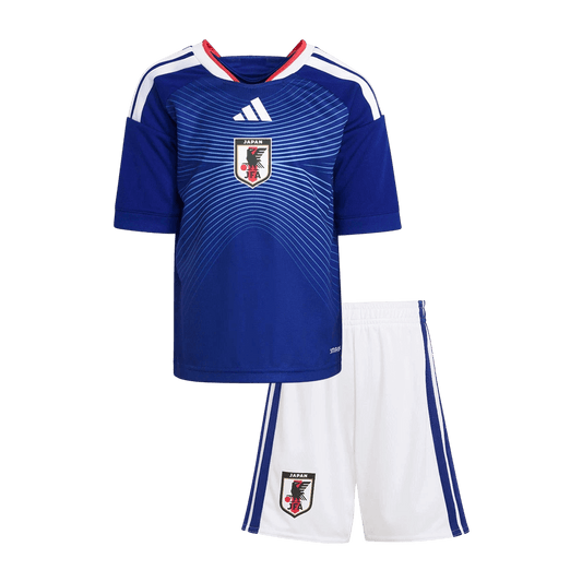 Japon Domicile Maillot Kit Coupe du Monde 2026 Enfant Bleu marine