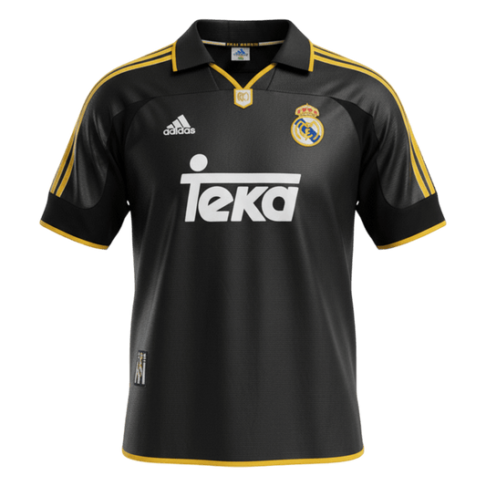 Retro Real Madrid Extérieur Maillot 1999/01 Noir