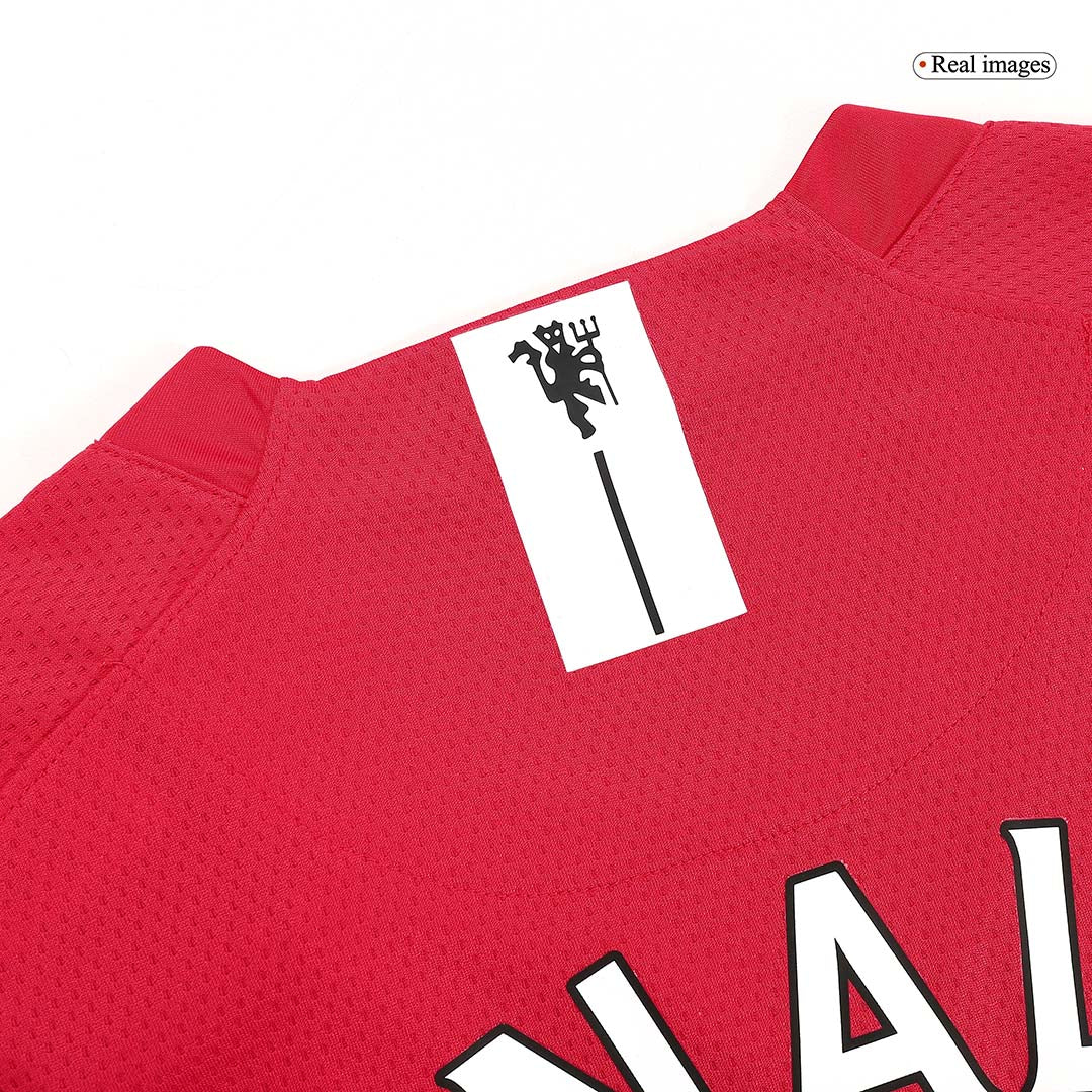 Retro RONALDO #7 Manchester United Domicile Maillot Manches Longues 2007/08