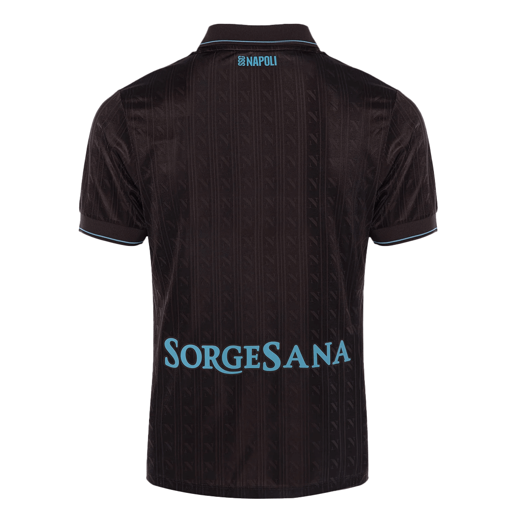 Naples Third Maillot 2025/26 Noir Authentique